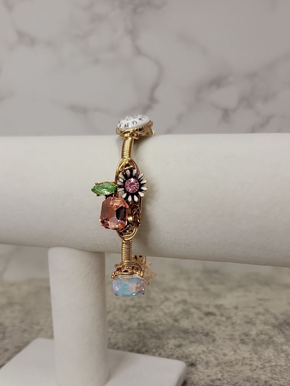 Stunning Handmade Bejeweled Bangle